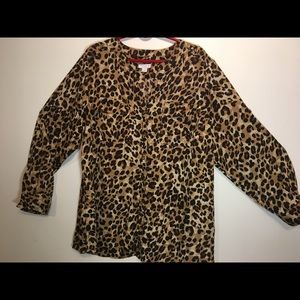 Charters Club Leopard print blouse